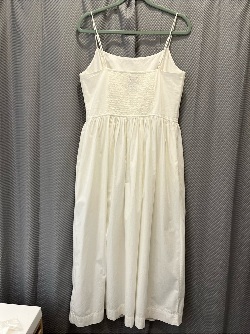 Damson Madder Penelope White Apron Dress - Picture 3 of 4